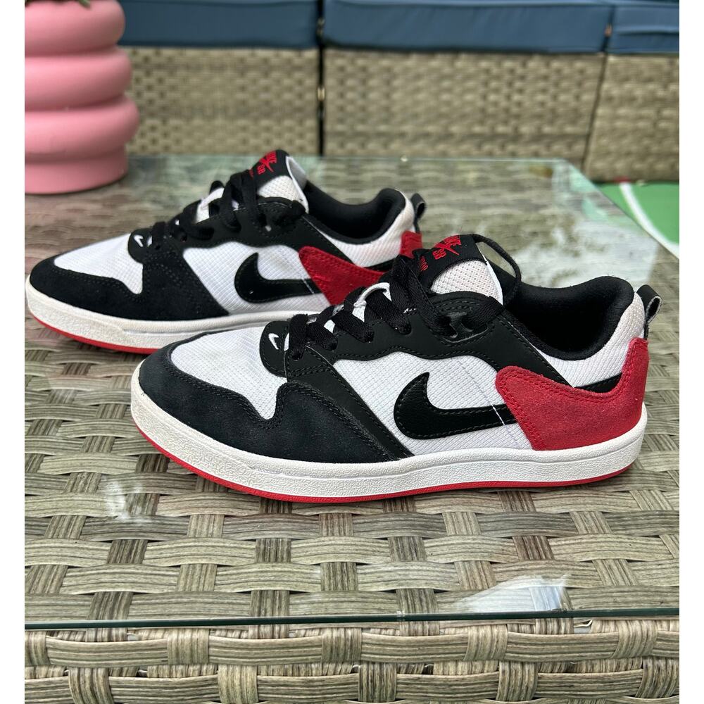 Nike Kids Sneakers Black White Red